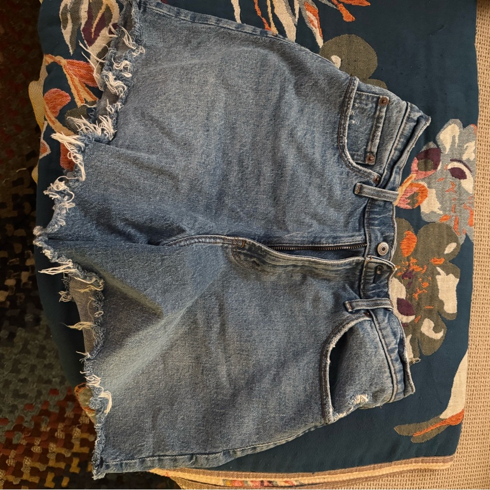 Abercrombie & Fitch Blue Jean Shorts